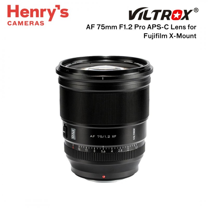 VILTROX AF 75mm F1.2 XF　FUJIFILM Xマウント Viltrox AF 75mm F1.2 PRO 富士フイルムXマウント – viltrox-shop